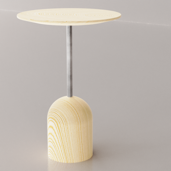 Pedestal end table Image